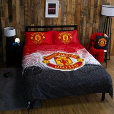 프리미어 리그 맨체스터 유나이티드 이불 배게 커버 세트 - 싱글 더블 Manchester United Official