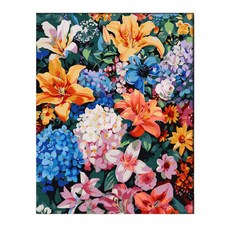 피포페인팅 DIY 명화그리기 유화 그림 그리기 아크릴화 30*40cm, 22타입, 1개