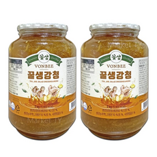 본비 생강청 티백 허브티 홍차 커피 다과 티 다과 선물 세트 대량, 2개입, 2kg