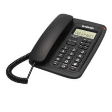 맥슨 CID 발신자 표시 유선 전화기, 맥슨정품(MS-911/블랙)발신자표시