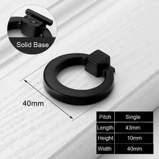 검은색 손잡이 가구 캐비닛 손잡이 Muebles 손잡이 주방 손잡이 서랍 손잡이 캐비닛 당겨 찬장 손잡이 손잡, 18 S-7