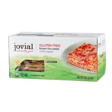 조비엘 브라운 라이스 파스타 라자냐 글루텐 프리 홀 그레인, 1개, 255g