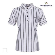 팜스프링스 여성 심플스트라이프 반팔 티셔츠_STSL232260 707809