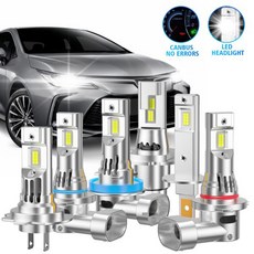 안개등전구 LED CANBUS 전조등 전구 팬 냉각 12000LM H4 9005 HB3 9006 HB4 H11 H7 3570 CSP 칩 내장 드라, 01 6000k white, 01 with fan, 03 9006/hb4