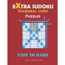 Extra SUDOKU - LARGE PRINT - Diagonal lines: 2 Puzzles Per Page Paperback, Independently Published, English, 9798696178035