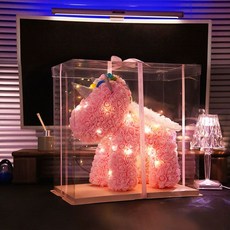 유니콘 꽃다발 발렌타인 여자친구 생일 선물 기념일, 엔젤 유니콘 걸핑크, 1개