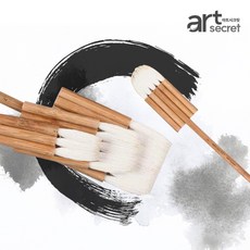 수채화붓 백붓 고급양모브러쉬 민화필 바탕 물칠 2960F/FB, 2690FB(둥근평붓), 1개, 5호