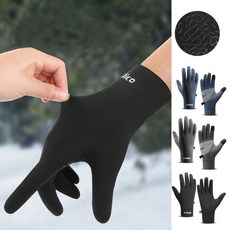장갑 남녀공용 아웃도어 스포츠 방한, 블랙_L-XL
