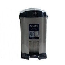 파스텔 사각 페달휴지통 20L 대(색상랜덤)seu13PGe