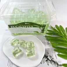 幸福泉 倍立淨 尤加利精油洗衣凝球, 1個, 100入(無小熊圖案)