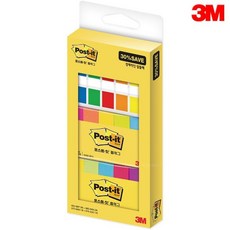 3M 포스트잇 종이+필름 플래그 알뜰팩 견출지 인덱스 분류용 종이 타입 페이지마커, 1개, 7매, 5UC / 5AN/ 5KN/ 5KP