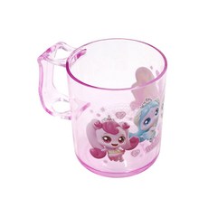 프린세스 캐치티니핑 준비물컵 양치컵 머그컵 물컵 아기 애기 컵, 핑크, 1개, 320ml