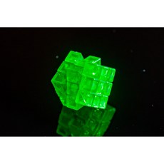 小丸號 方塊屋 透明奈米丸 世界最小三階 1.5cm 迷你魔術方塊, 透明綠, 1個