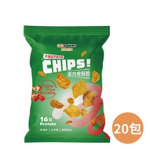GOpower果果能量 蛋白香酥脆【義式紅醬披薩】高蛋白 蛋白質 健身補給, 20包, 33g