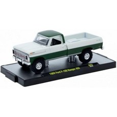11457783 다이캐스트 모델 미니어처 수집품 M2 머신 1969 F-100 레인저 4X4 화이트와 그린 오토센티크스 1 64 32600-HS93 25-51