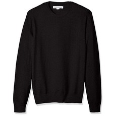 Amazon Essentials 남성용 크루넥 스웨터 (빅 & 톨 가능) 블랙 L 160025