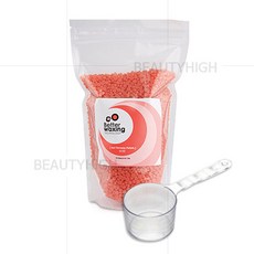 베럴왁싱 하드구슬(로즈아로마 하드왁스1kg+계량컵) 굵은모 넓은부위, 1kg, 1개