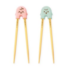 마더스콘 라이스투씨유 아동교정젓가락 2종 세트, 핑크 + 민트, 1세트