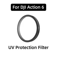 호환DJI 오스모 액션6용 RCSTQ ND/PL 필터 세트 CPL UV ND8/16/32/64 중립 밀도 편광 액션 카메라 액세서리, 10 UV