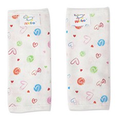 [뽀뜨로] 무형광 순면 100% 엠보나염침받이 - 4가지, 2개, 하트