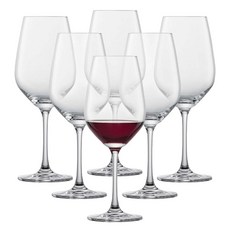 Schott Zwiesel Tritan Crystal Glass Forte Collection 범용/칵테일 텀블러 스템리스 와인 글래스 564.85ml19.1온스 6개 세