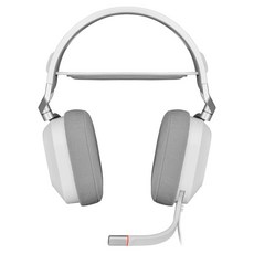 CORSAIR 海盜船 HS80 RGB USB 有線電競耳機麥克風, 白色, 單一商品