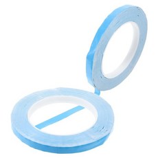 럭샤인 열 전도성 양면 테이프 LED 라이트 패널 전자제품용 접착제 1롤, Sky-blue