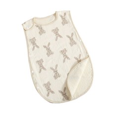 JoyBaby 四層兒童紗布睡袋 韓風皺布防踢被 無袖背心睡袋 大碼80碼