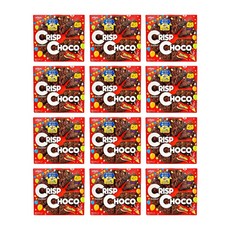 [마켓찐몰] 니신 니씬 시스코 크리스피 초코 44g 일본 초코 과자 한박스, 12개