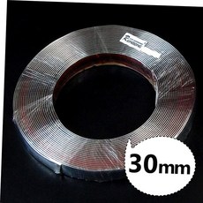 방음 은선라인몰딩 - 가드 접착 30mmX15m크롬띠, 본상품