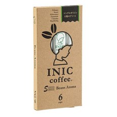 INIC coffee 이닉 커피 IN-153 콩즈 아로마 아소트 6개들이 인스턴트, 1개, 24g
