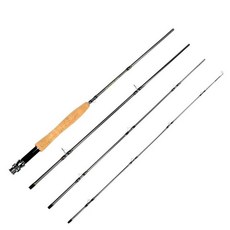 플라이 피싱 낚싯대 180cm(6피트 8인치) 2-3wt 또는 2.1m(7피트 6인치) 3-4wt 4피스 휴대용 탄소 섬유 블랭크 경량 빠른 액션 민물 스트림 여행 낚시용 (1, 1개