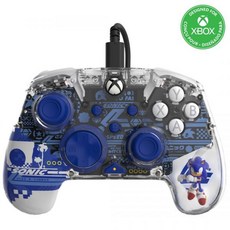 시리즈 X|S Xbox One Windows 10/11 PC LED 조명 수집용 소닉 슈퍼스타 프로그래머블 버튼/트리거 PC 제어 허브 앱용 PDP RELMz 유선 컨, Sonic Speed