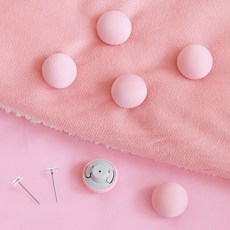 (16P)이불 고정핀 침대 시트 이불커버 밀림방지 클립 컬러 단추형, 핑크16, 1개