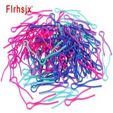 FLRHSJX 10/30pcs 2.64 인치 바느질 보빈 클립 혼합 색상 긴 스레드 클립 스풀 보관 홀더 Platisc 바느질, 03 10pcs