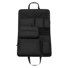 (山海人)椅背袋 車用椅背收納袋 露營車收納袋 汽車椅背掛袋 椅背收納, 黑色, 1個