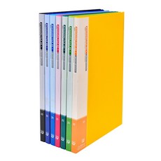 알파 A4 칼라 스탠다드 클리어화일 20P 슬림 문서 서류 정리 보관 비닐 얇은 파일철, 1개, 검정