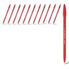 MONAMI 慕那美 Pros Pen 12 pcs 5 pcs, 紅色, 5組