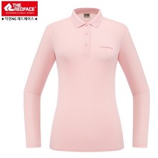 레드페이스[봄가을] 깔끔한 스타일의 오나미 요꼬칼라 여성 아웃도어 티셔츠 S23250