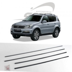 윈도우몰딩 렉스턴W 자동차크롬몰딩 메탈몰딩 창문몰딩, 본상품