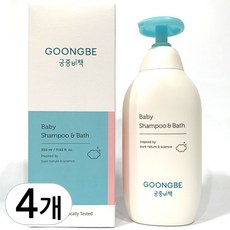 궁중비책 베이비 샴푸 앤 바스, 350ml, 4개