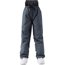 YRAETENM 여성 남성 스키 팬츠 보온 방수 방풍 신축 허리 눈바지