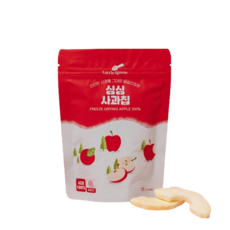 리틀스푼 동결건조 싱싱 과일칩 사과 10봉, 1개, 15g