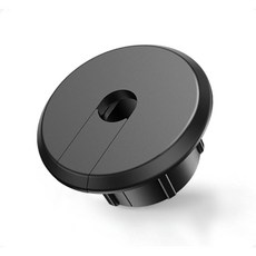 스타링크 Dishy 라우터 이더넷 어댑터 케이블 케이블 라우팅 키트 피드스루(1인치 벽 구멍 및 가구 와이어 구멍용 Sactulaz Wall Bushing Grommet) (흰색, Black/ 1 Pack