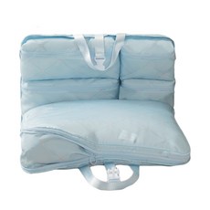 JoyBaby 7合1多分隔 旅行壓縮收納包, 藍-7合1衣物壓縮包, 1個