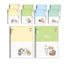 펜피아 1000 초등 스프링노트 3-6영어, 랜덤발송, 10개