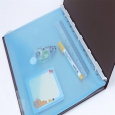 콩킹상점 찍찍이 봉투 파일 A4 A4화일속지, 흰색