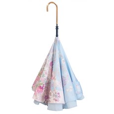 [CARRY saKASA Flora Model UV (캐리 사카사) (플로라 모델)] 역 접이식 우산 거꾸로