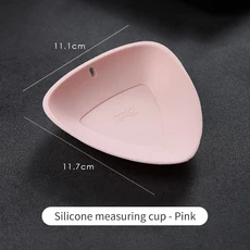 커피 원두 도징 트레이 실리콘 계량 접시 측정 에스프레소 액세서리 가정용 주방, 03 pink