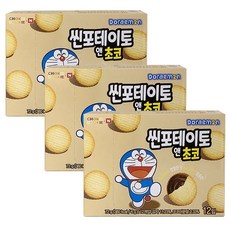초키앤쿠키 도라에몽 씬 포테이토 앤 초코, 72g, 3개